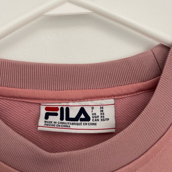 FILA crew sweater in pink! - Picture 3 of 6
